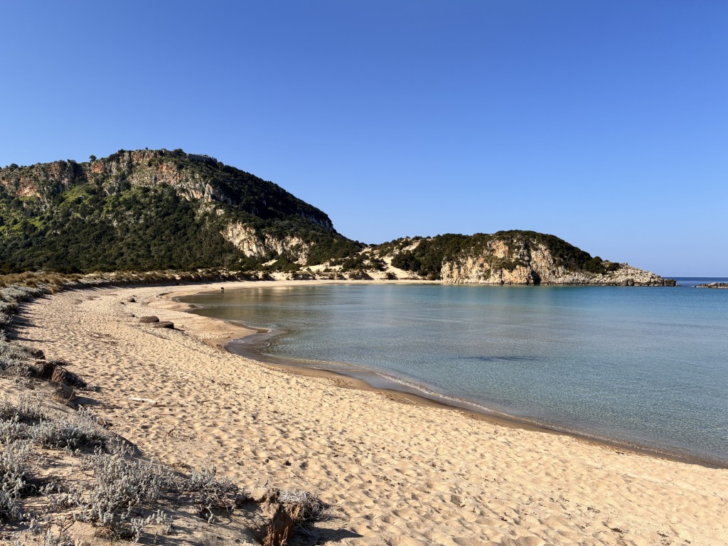 Bike tour from Voidokilia to Gialova, near Costa Navarino